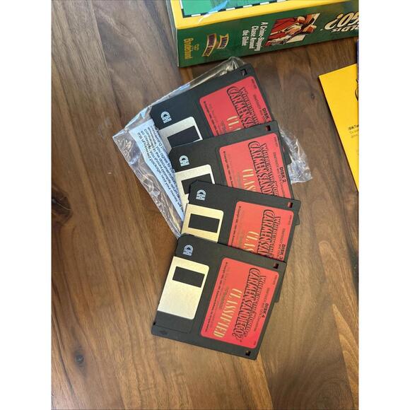 Where in the World is Carmen Sandiego? 1994 Big Box 3.5" Floppy Disk Version - Picture 4 of 9
